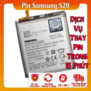 Pin Webphukien cho Samsung Galaxy S20 Việt Nam - EB-BG980ABY 4000mAh Pin Webphukien cho Samsung Galaxy S20 Việt Nam - EB-BG980ABY 4000mAh